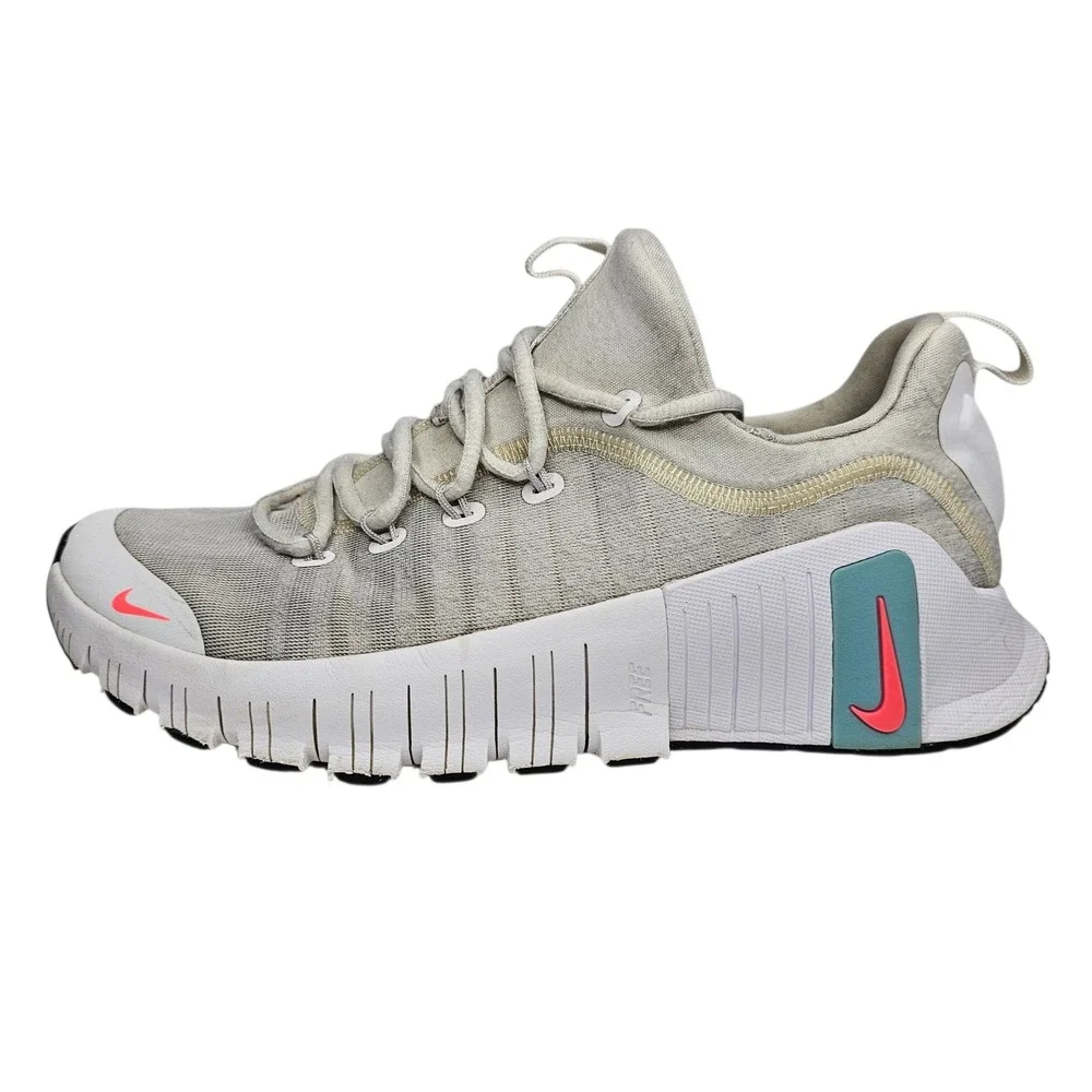 Nike Free Metcon 6 Womens Size 11.5 Light Bone Phantom Training Shoes FJ7126-102
